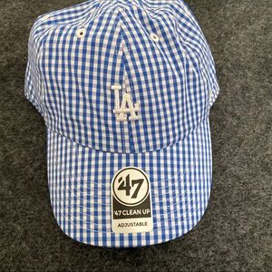 LA Dodgers Baseball Gingham Cap
